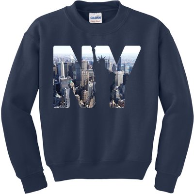 NY Statue Of Liberty Kids Sweatshirt