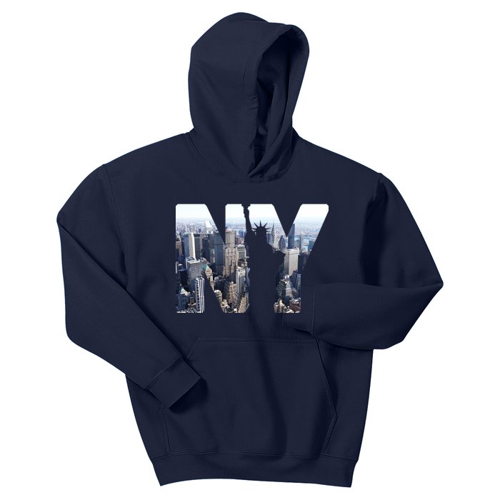 NY Statue Of Liberty Kids Hoodie