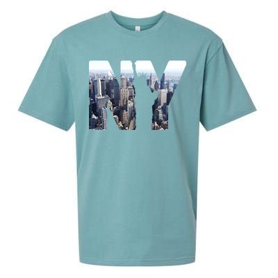 NY Statue Of Liberty Sueded Cloud Jersey T-Shirt