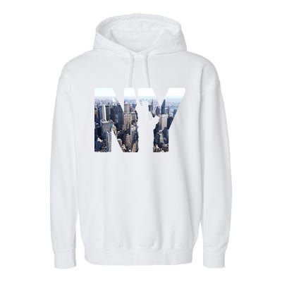 NY Statue Of Liberty Garment-Dyed Fleece Hoodie