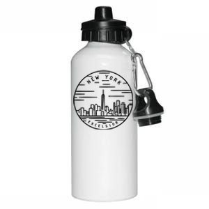 New York 1788 State Of New York Aluminum Water Bottle 