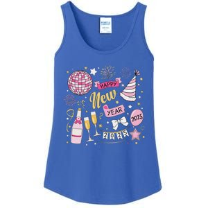 New Year 2025 Happy New Years Eve Day Family Matching Ladies Essential Tank