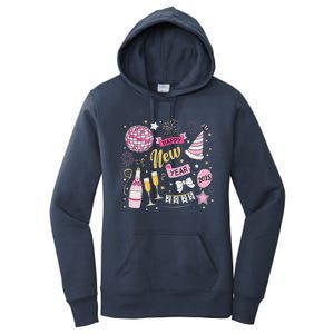 New Year 2025 Happy New Years Eve Day Family Matching Women's Pullover Hoodie