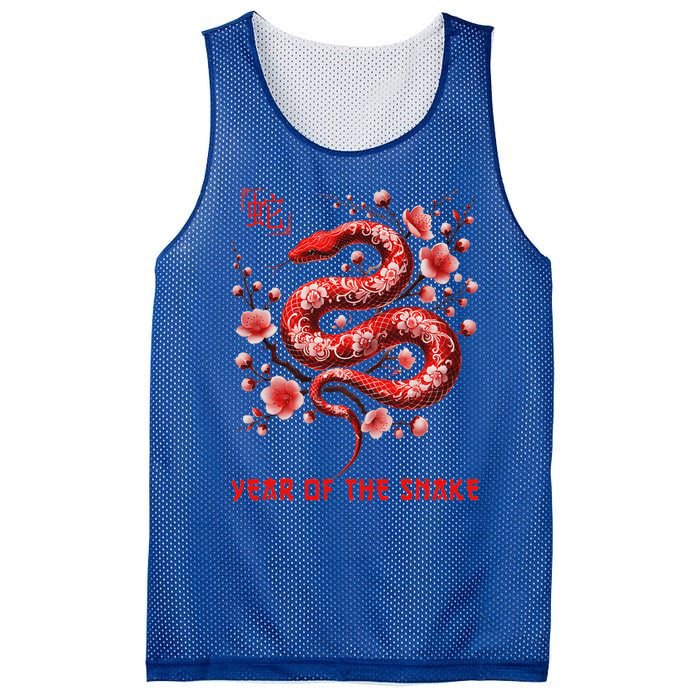 New Year 2025 Year Of The Snake Zodiac Sign Mesh Reversible Basketball Jersey Tank