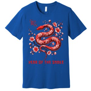 New Year 2025 Year Of The Snake Zodiac Sign Premium T-Shirt