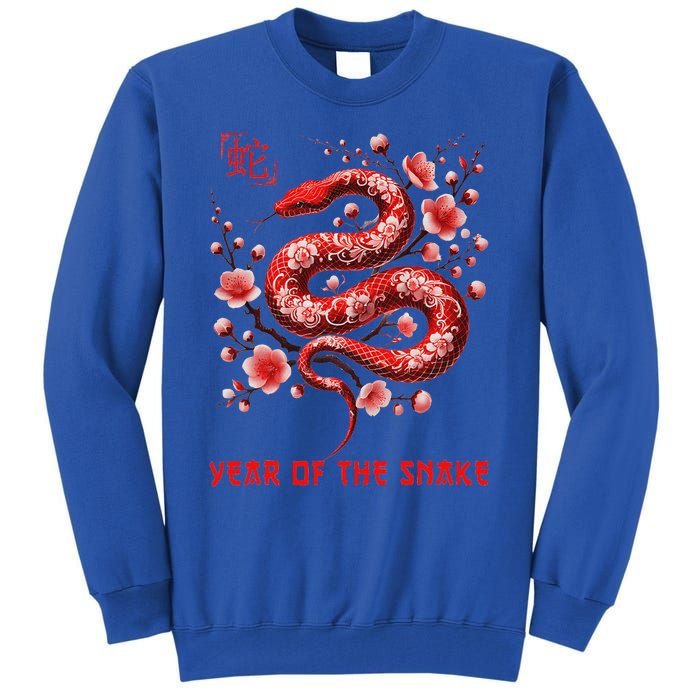 New Year 2025 Year Of The Snake Zodiac Sign Tall Sweatshirt