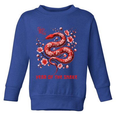 New Year 2025 Year Of The Snake Zodiac Sign Toddler Sweatshirt
