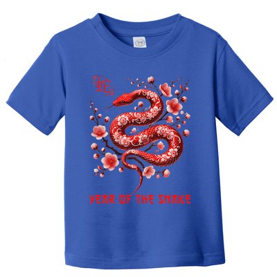 New Year 2025 Year Of The Snake Zodiac Sign Toddler T-Shirt