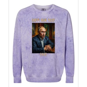 New Year 2025 Vladimir Putin Russia Colorblast Crewneck Sweatshirt