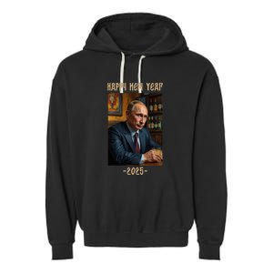 New Year 2025 Vladimir Putin Russia Garment-Dyed Fleece Hoodie