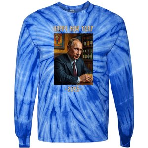 New Year 2025 Vladimir Putin Russia Tie-Dye Long Sleeve Shirt