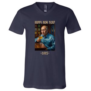 New Year 2025 Vladimir Putin Russia V-Neck T-Shirt