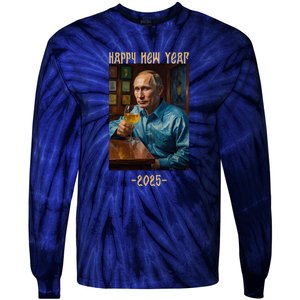 New Year 2025 Vladimir Putin Russia Tie-Dye Long Sleeve Shirt