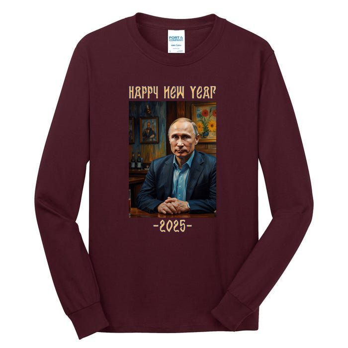 New Year 2025 Vladimir Putin Russia Tall Long Sleeve T-Shirt