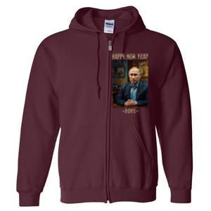 New Year 2025 Vladimir Putin Russia Full Zip Hoodie