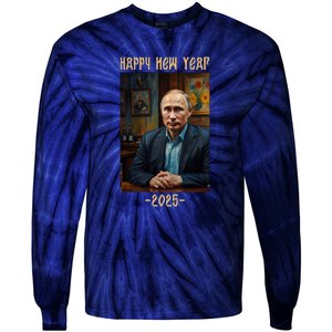 New Year 2025 Vladimir Putin Russia Tie-Dye Long Sleeve Shirt