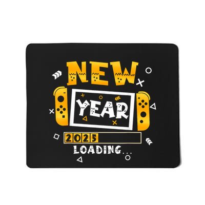 New Year 2025 Loading Gaming Controller New Years Eve Party Mousepad