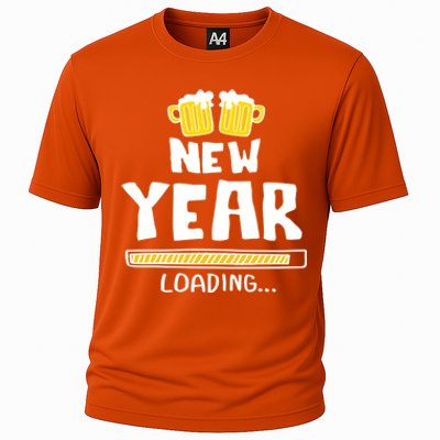 New Year 2020 Loading Beer Celebration New Years Eve Funny Gift Cooling Performance Crew T-Shirt