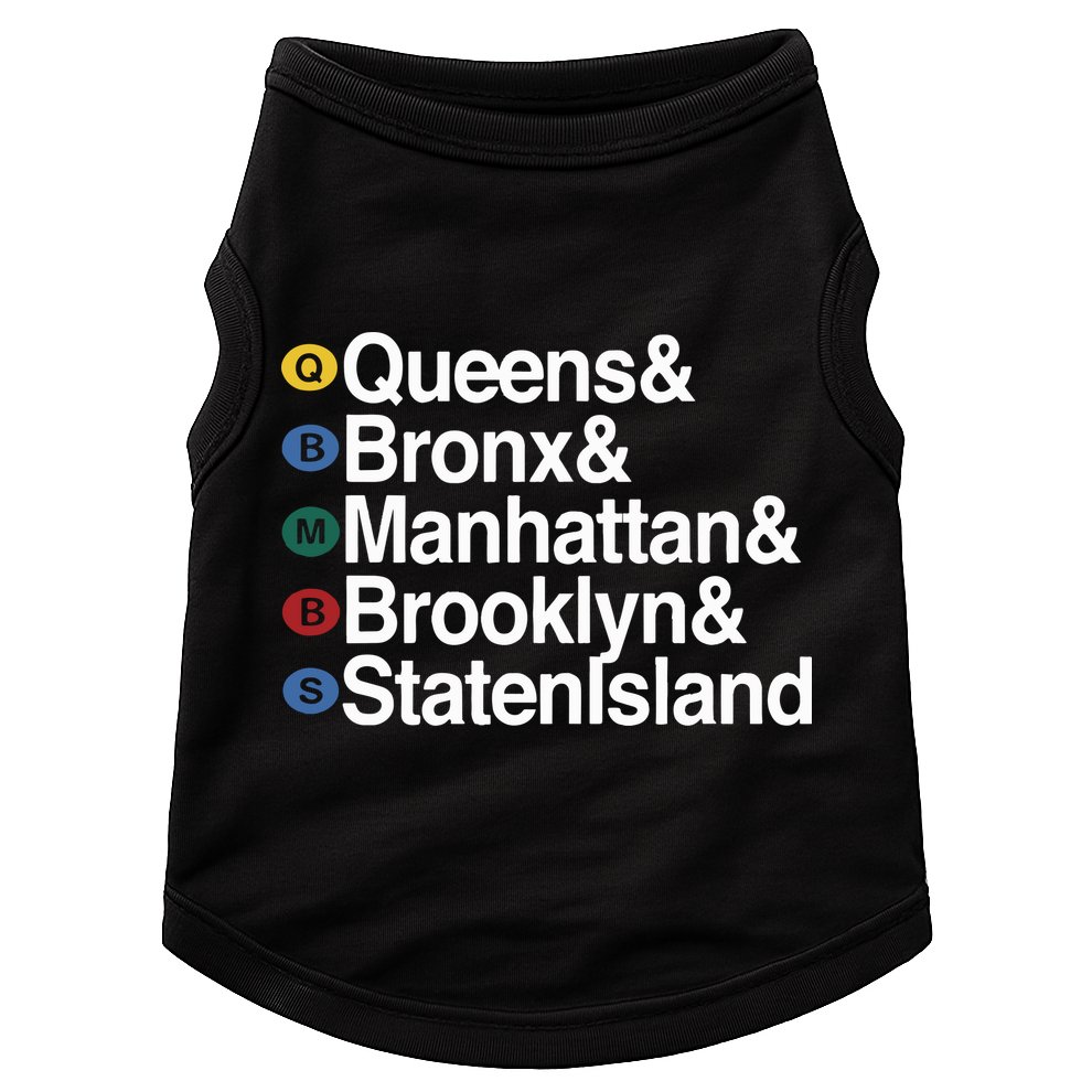 New York 5 Boroughs Doggie Tank