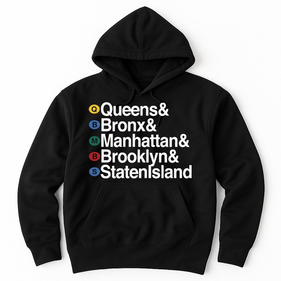 New York 5 Boroughs Hoodie
