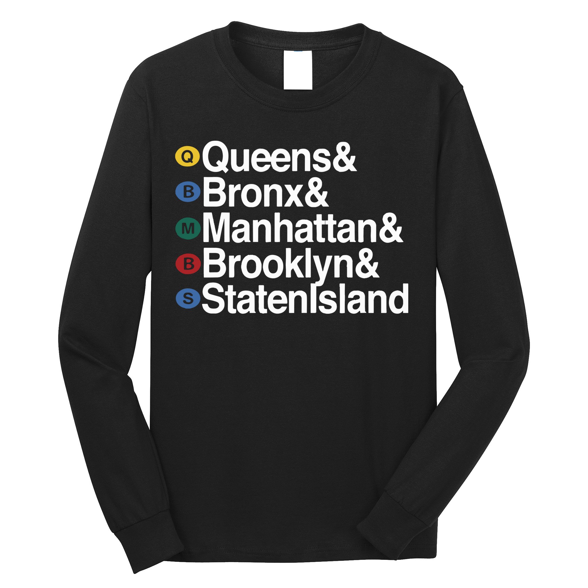 New York 5 Boroughs Long Sleeve Shirt