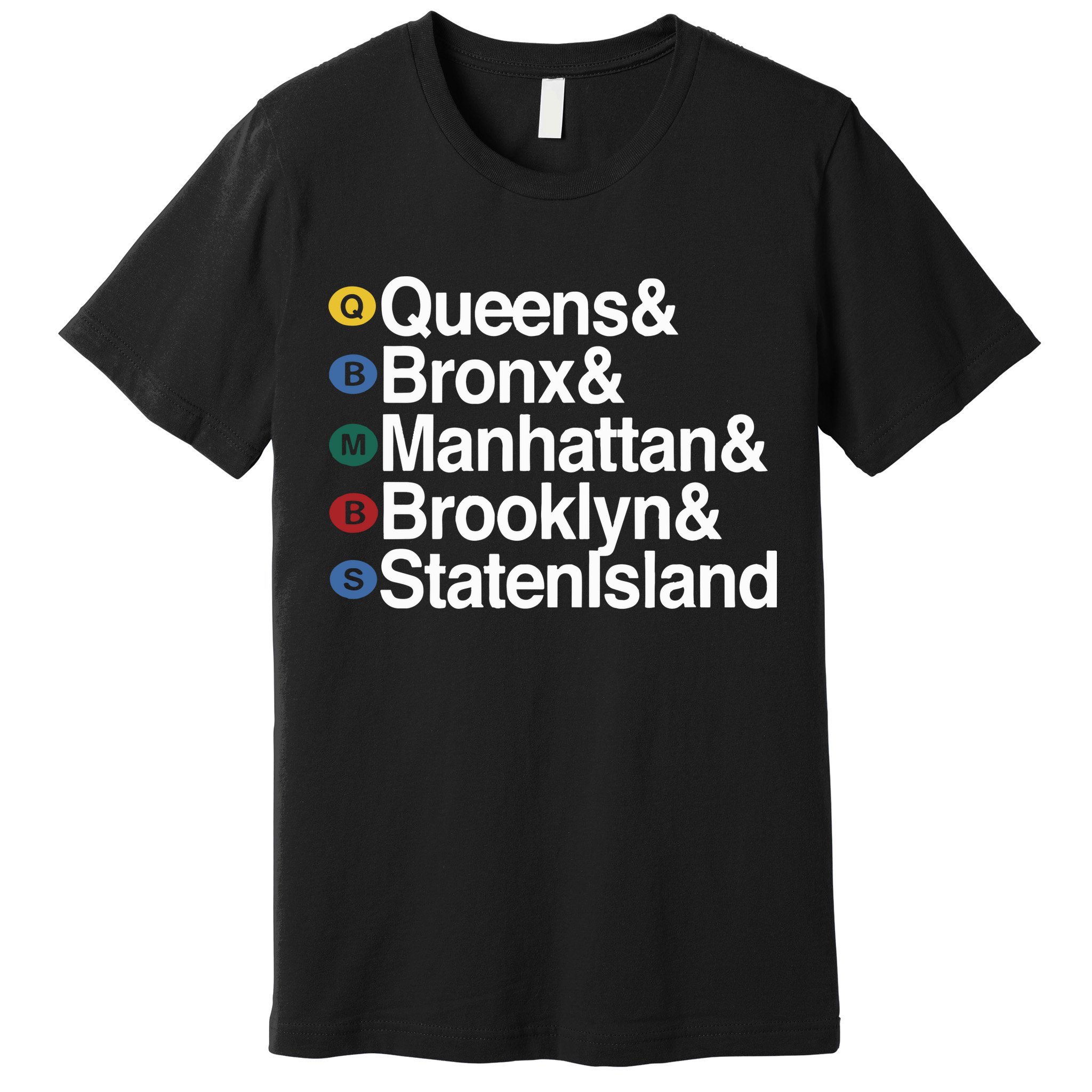 New York 5 Boroughs Premium T-Shirt