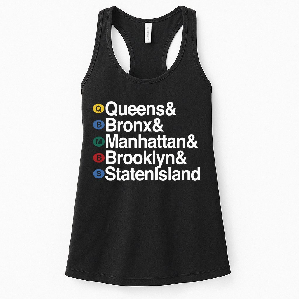New York 5 Boroughs Womens Tank Top