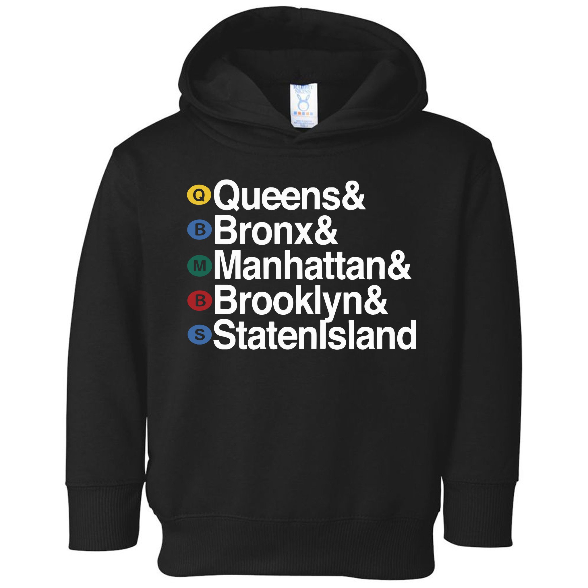 New York 5 Boroughs Toddler Hoodie
