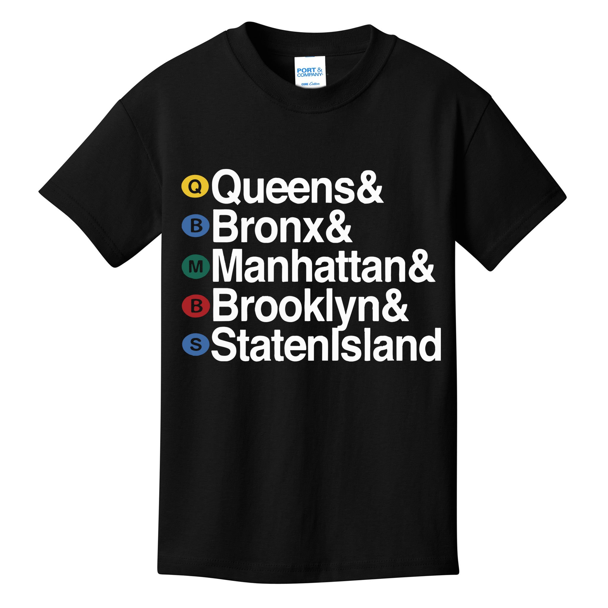 New York 5 Boroughs Kids T-Shirt