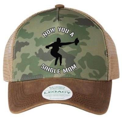 Now You A Single Mom Mother Day Legacy Tie Dye Trucker Hat