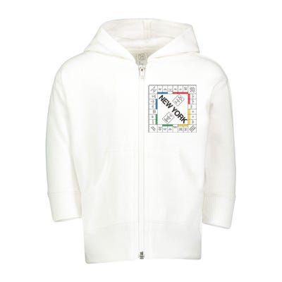 New York And Just Like That Carrie Classic Board Game Toddler Zip Fleece Hoodie