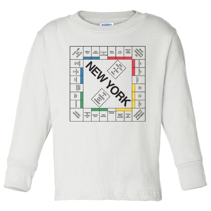 New York And Just Like That Carrie Classic Board Game Toddler Long Sleeve Shirt