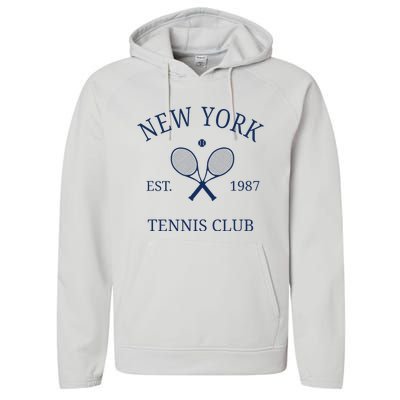 New York Athletics Tennis Club Racquet Prep Ny Performance Fleece Hoodie