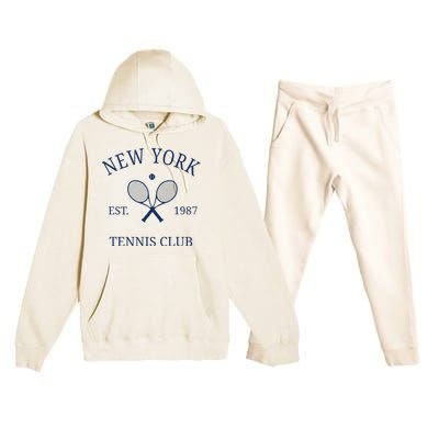 New York Athletics Tennis Club Racquet Prep Ny Premium Hooded Sweatsuit Set