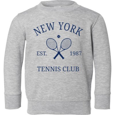 New York Athletics Tennis Club Racquet Prep Ny Toddler Sweatshirt