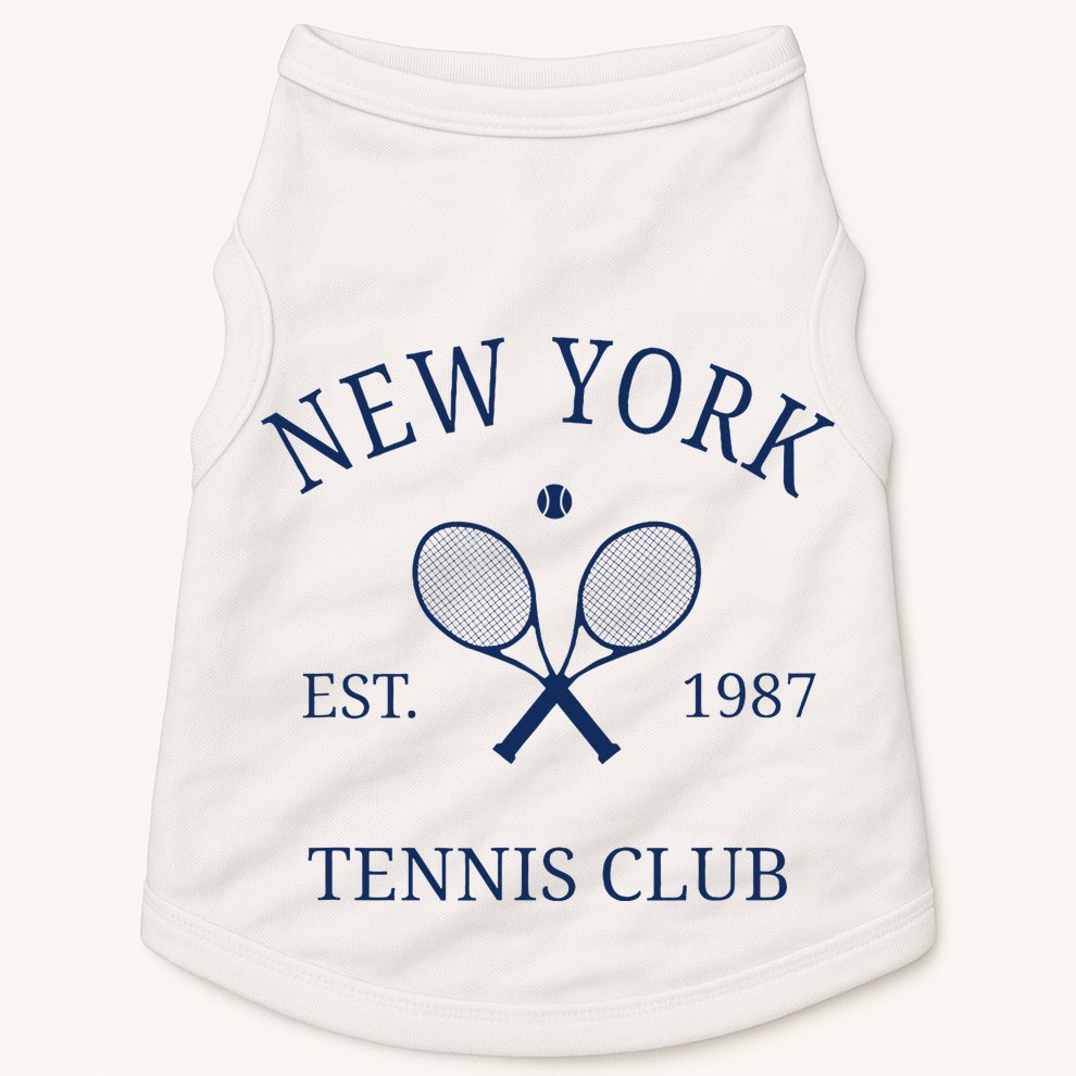 New York Athletics Tennis Club Racquet Prep Ny Doggie Tank