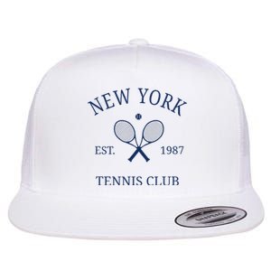 New York Athletics Tennis Club Racquet Prep Ny Flat Bill Trucker Hat