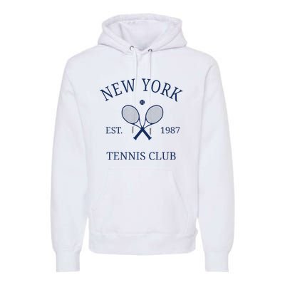 New York Athletics Tennis Club Racquet Prep Ny Premium Hoodie