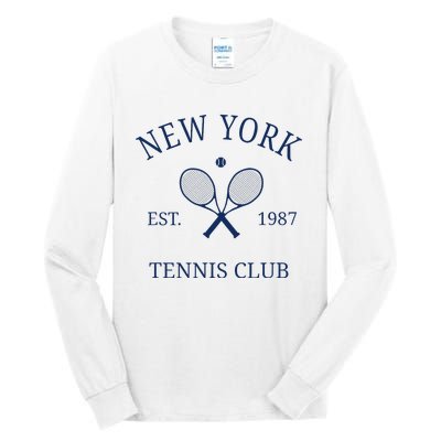 New York Athletics Tennis Club Racquet Prep Ny Tall Long Sleeve T-Shirt