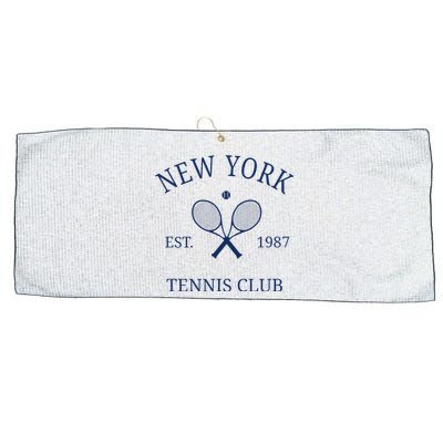 New York Athletics Tennis Club Racquet Prep Ny Large Microfiber Waffle Golf Towel