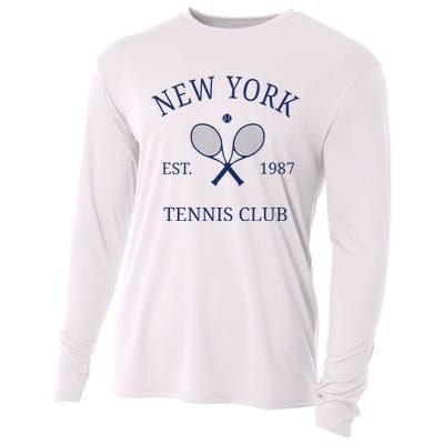 New York Athletics Tennis Club Racquet Prep Ny Cooling Performance Long Sleeve Crew