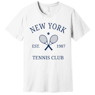 New York Athletics Tennis Club Racquet Prep Ny Premium T-Shirt