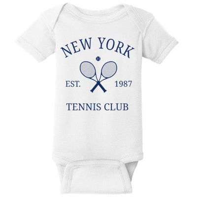 New York Athletics Tennis Club Racquet Prep Ny Baby Bodysuit