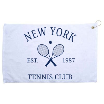 New York Athletics Tennis Club Racquet Prep Ny Grommeted Golf Towel