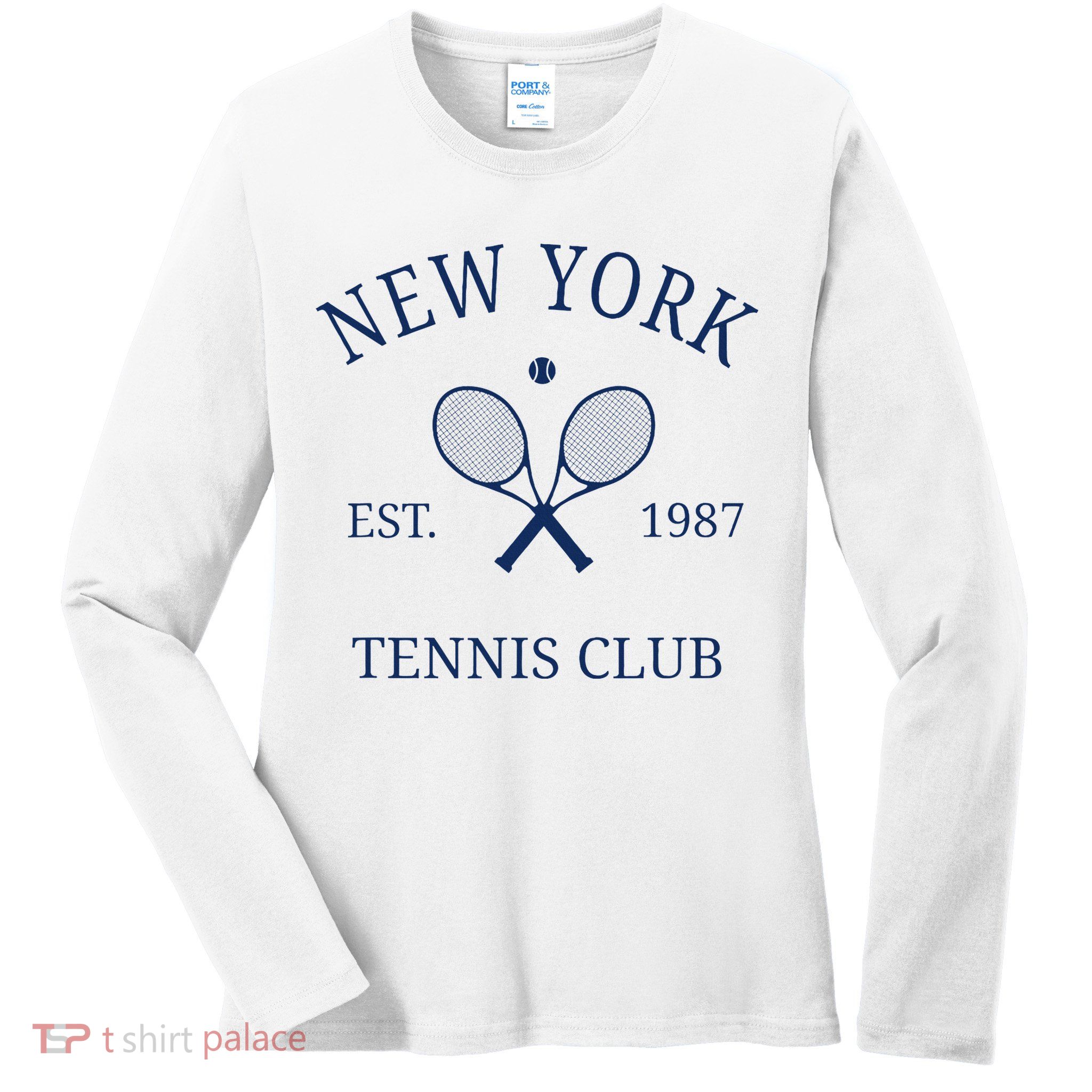 New York Athletics Tennis Club Racquet Prep Ny Ladies Long Sleeve Shirt