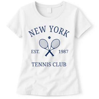 New York Athletics Tennis Club Racquet Prep Ny Womens T-Shirt
