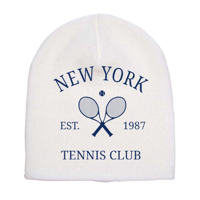 New York Athletics Tennis Club Racquet Prep Ny Short Acrylic Beanie