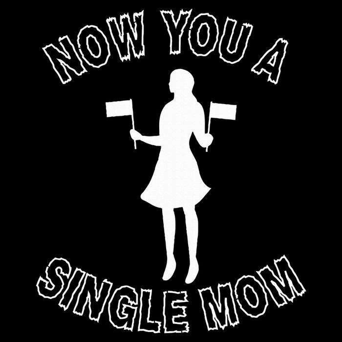 Now You A Single Mom Funny Drawstring Bag