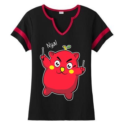 Nyango Star Ladies Halftime Notch Neck Tee