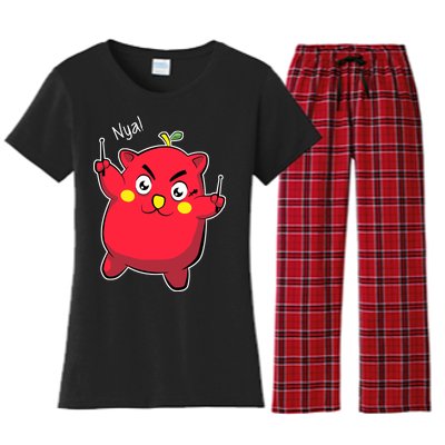 Nyango Star Women's Flannel Pajama Set